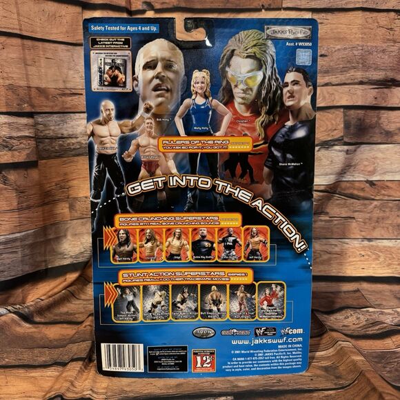 WWF Justin Credible Jakks Pacific Rulers Ring Series 4 Wresting Action Figure - Picture 3 of 7